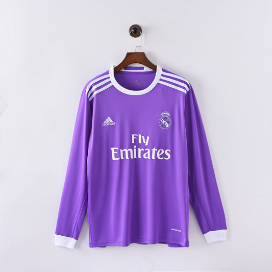 16-17  Real Madrid Away Kit (Long sleeve)
